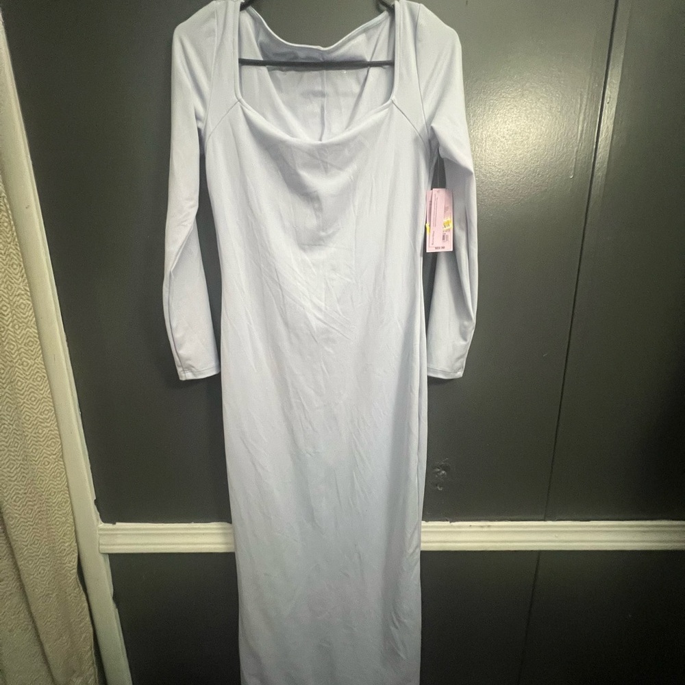 Wild Fable Light Blue Long Sleeve Dress